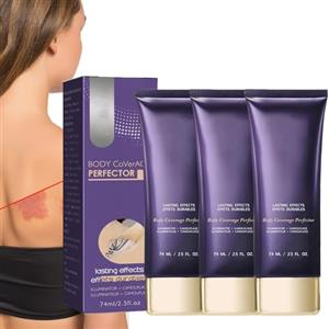 Orgrul Crema coprente per vene varicose, trucco mimetico, correttore per il corpo, fondotinta per tatuaggi, impermeabile, copertura per cicatrici (3 PC, 74 ml)