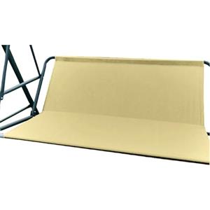 OQHAIR Rivestimento per sedile a dondolo, di ricambio per sedile a dondolo, in tessuto Oxford 600D, misura universale, per altalena da giardino (115 x 48 x 48 cm, beige)