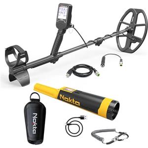 NOKTA DETECTION TECHNOLOGIES Nokta The Legend Metal Detector con Accupoint Pointer, rilevatore impermeabile per adulti