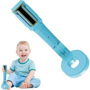 SVCEQZE Metal detector per bambini, Metal detector per bambini - Giocattoli educativi pieghevoli per la caccia al tesoro - per metal detector, metal detector per bambini, multiuso per parco,