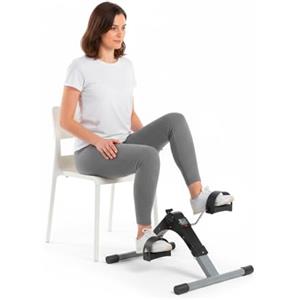 Avilia- Mini Cyclette da Casa Compatta e Salvaspazio per Allenamento Gambe e Braccia da Seduti, con Schermo LCD per Monitorare Tempo e Calorie, Ideale per Riabilitazione, Fitness Quotidiano e Anziani