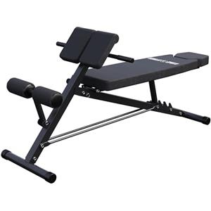 GORILLA SPORTS® Panca Palestra - Multifunzione, Regolabile, Curl, Iperestensioni, Inclinabile, Max 250 kg - Panca Pesi Piana, Bench Press, Addominali Casa, Allenamento, Bodybuilding, Fitness
