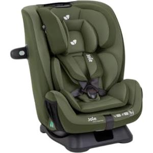 Joie every stage™ R129 seggiolino auto, da 0 a 12 anni, Moss | Seggiolino auto 0-36 kg, 0-12 anni, fronte e contro marcia, 6 reclinazioni. Installazione con cintura, senza ISOFIX.