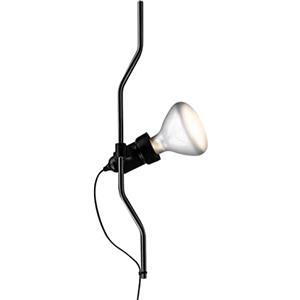 FLOS Parentesi Dimmer Element, Elemento Aggiuntivo per Lampada Parentesi, Composto da Archetto in Metallo, Portalampada e Cavo con Spina, Versione Dimmerabile, Colore Nero