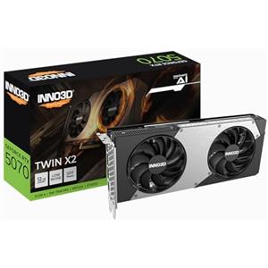 INNO3D Scheda Video Zotac Geforce Rtx 5070 Twin X2 - 192bit - 12gb Gddr7 - 1x Hdmi, 3x Displayport - 2512mh