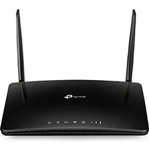 TP-Link Archer MR500 Router 4G+ Cat6 300Mbps, Wi-Fi AC1200 Dual Band, con Sim, MicroSIM, Porta LAN/WAN Gigabit, MU-MIMO, Senza Configurazione, Tecnologia TP-Link OneMesh
