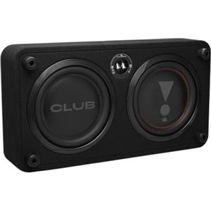 JBL Club 1000SSL subwoofer slot-loaded, 10 pollici (25 cm) doppio woofer, 350 W RMS, bassi profondi, suono chiaro, struttura robusta, subwoofer auto compatto e potente