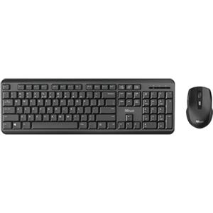 TRUST ODY tastiera RF Wireless Tedesco Nero