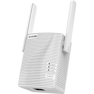 Tenda A15 AC750 Ripetitore WiFi universale Dual Band, Extender a banda larga/Wi-Fi, Booster Wi-Fi/Hotspot con 1 porta Ethernet, Plug and Play, modalità punto di accesso integrato, spina UK
