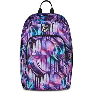 Seven Zaino Scuola The Double Pro XXL Detach, Viola, 34 L, Doppio Scomparto, Cuffie wireless incluse, Zaino Staccabile e reversibile, Tasca porta pc, Tasche multiuso, Scuola media e superiore, Ragazza