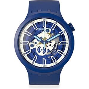 Swatch Men's SB01N102 - Orologio analogico digitale automatico con cinturino