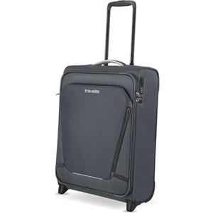 travelite valigia a mano con 2 rotelle per Condor + Ryanair, serratura a combinazione integrata, trolley superleggero con funzione di aggancio, 55x40x20 cm, 41 l, 1,7 kg