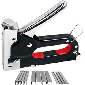 SHEHUALI Pistola Sparachiodi, U/t/d Type 3 in 1 Multi tool Nail Staple Gun Furniture Stapler Tools for Furniture Wooden Door Upholstery Frame Rivet Tool