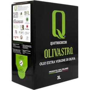 Quattrociocchi Olio Extra Vergine di Oliva Olivastro 100% Itrana Quattrociocchi Bag in Box 3lt