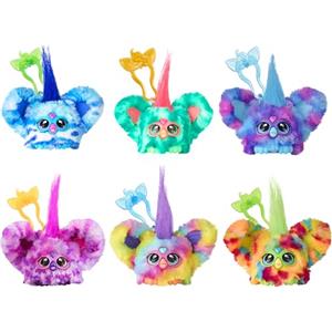 Hasbro Furblets Peluche Interattivo con Clip Portachiavi - Oltre 45 Suoni e Frasi