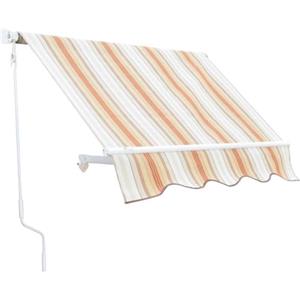 TENDAGGIMANIA Tenda da Sole a Caduta Verticale L.300cm x H.300cm | Tempotest, Caduta Verticale con Bracci, Kit Montaggio e Asta di Manovra, A Rullo per Esterno