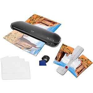 Olympia, plastificatrice 4 in 1 modello A 330 Plus per formato A3, con dispositivo di taglio, 15 fogli (dal formato A4 ai biglietti da visita) e arrotonda angoli