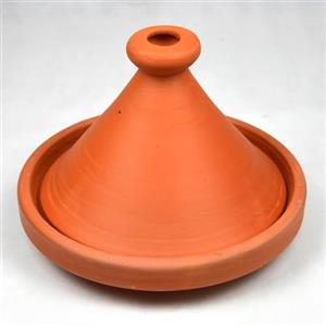 IUSOT Tajine marocchina, pentola da cucina Ø 35 cm, non smaltata, per 6-8 persone, pentola in terracotta originale dal Marocco, pentola Tajine