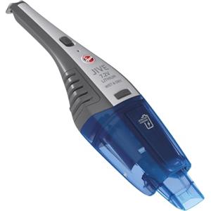 Hoover JIVE Lithium Aspirabriciole Senza Fili Wet & Dry 7,2V, Batteria al Litio, Aspira Solidi e Liquidi, Doppia Bocchetta Integrata, Ricarica Rapida 1,5 h, Blu, HJ72WDLB 011