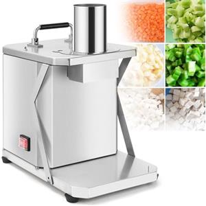 HENGCMM Cubettatrice Elettrica per Frutta E Verdura, Tagliaverdure, taglia verdure cubetti elettrico, 200W Professionale Veggie Robot da Cucina con Stampi per Cubetti da 6/8/10/12/15 mm