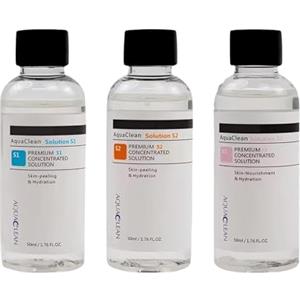Elitzia Aqua Peeling Hydra Facial Serum 50ml/1.76FL.OZ Liquido di pulizia profonda Ossigeno Liquido Acqua Pulizia Disinfettante Uso per Macchina Idro Facciale Elitzia ETLB245 ETQY1104 Set di 3 Bottiglie