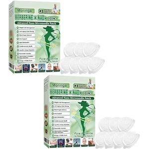 Eunmsi Healrize Moringa - Cerotti dimagranti 10 in 1, 10 in 1, nanocroneedle avanzati, patch con nano aghi naturali, per uomini e donne (2 scatole)
