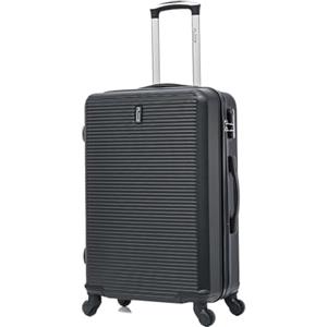 CELIMS - Valigia Media 20 kg Rigida Leggera | Valigia da Stiva 65cm Donna | Lucchetto Integrato | ABS | Trolley Medio 65cm con 4 Ruote | Nero
