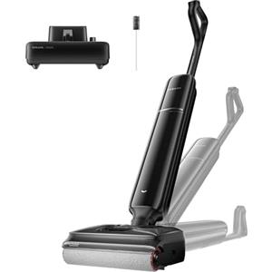 DREAME T12 Pro-A Aspirapolvere Lavapavimenti, Ultrasottile da 9,85 cm, Aspirazione da 25.000 Pa, Lavaggio a Caldo a 95 °C,Asciugatura a Caldo a 95 °C,0 Grovigli e Striature,Leggero,Autonomia di 60 min