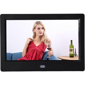 VELATEMOR Digital Photo Frame, 7 Inch Screen, Real Time Upload, Multi-Account, Remote Control, Looping Videos, USB Flash Drive, Stereo Sound, Weather Sync, Multilingual (#1)