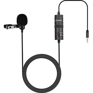 Boya By M1 Lavalier Microfono per Smartphone Canon Nikon DSLR Camcorders Audio Recorder PC