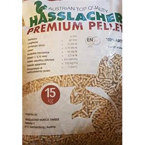 ITALPELLET RED PELLET STUFE STUFA ABETE ROSSO AUSTRIACO ALTA QUALITA' SPEDIZIONE GRATUITA - 15kg
