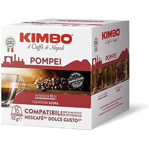 Kimbo 96 CAPSULE KIMBO MISCELA POMPEI (EX NAPOLI) COMPATIBILE CON NESCAFÈ DOLCE GUSTO