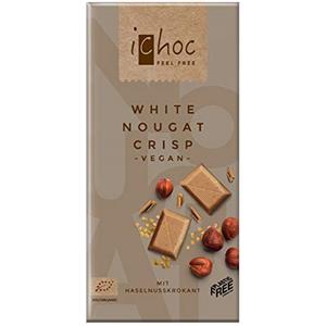 CASEIFICIO VAL D'APSA, IN URBINO, I SAPO iChoc White Nougat Crisp Cioccolato vegan 80g