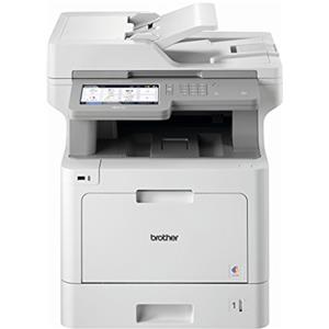 Brother MFC-L957 0cdw professionale 4 in 1 multifunzione laser a colori (stampante, scanner, fotocopiatrice, Fax), colore: bianco/grigio