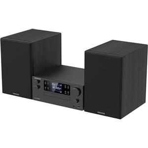 KENWOOD M-9500S-B - Smart Micro Hi-Fi System con radio Internet, DAB+, CD/USB, Audio Streaming, Sub-Out, Optical-In, 2 x 50 Watt RMS Nero