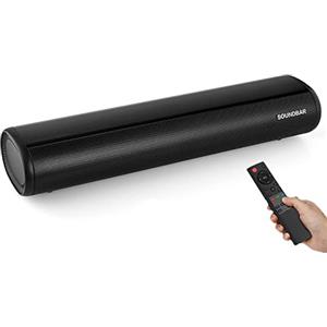 TKMARS Barra Soundbar TV Bluetooth, Mini Bluetooth Wireless Surround TV, Ottico/Ausiliario/USB, Controllo Remoto Barra Sound per PC, Telefono Cellulare, Televisione, Computer, IPad（50cm）