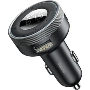 Baseus Enjoy Trasmettitore FM per auto AUX Bluetooth 5.0 Caricabatterie da auto 2 x USB