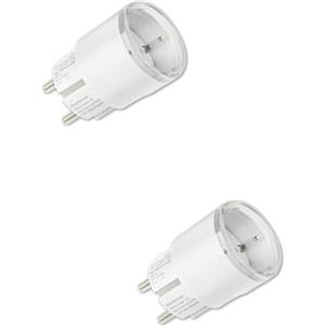 Shelly Plug S Gen3 Bianco - Presa intelligente Wi-Fi, misurazione della potenza, 12 A, 2500 W, timer, spina opaca, Smart Home, riscaldamento e raffreddamento, Alexa e Google, nessun hub richiesto (2