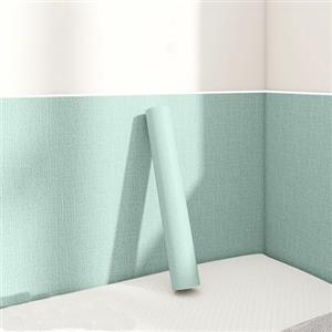 Aeovot Pannello Isolante Termico Adesivo Decorativo Antimuffa per Interni 5mm XPE Schiuma Moderna Carta da Parati Autoadesiva Anti Umidità/Antimuffa/Impermeabile per Soggiorno Camera(Verde,50cmx3m)