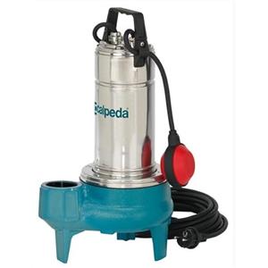 Calpeda Pompa Sommersa GQSM 50-13 per Acque Nere - 1,5 HP, Ghisa, Girante a Vortice