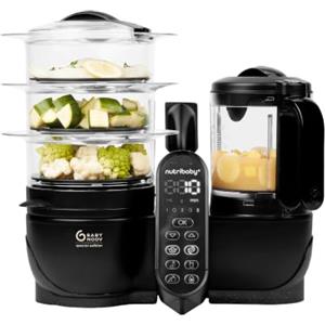 Babymoov Nutribaby(+) XL Cuocipappa Frullatore 6-in-1 - Nero