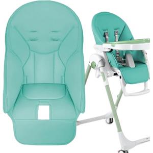 Generico Fodera per Cuscino per Seggiolone, Fodera per Sedia da Pranzo per Bambini, Cuscini per Sedia da Pranzo in Pelle PU, Morbido Coprisedile con Imbottitura Confortevole per Peg-Perego, Kosmic Jané, Baoneo
