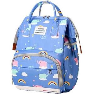 Chickwin Borsa Zaino Fasciatoio Neonato, Grande Capacità Zainetto Multifunzione di Viaggio Borsa per Pannolini, Maternità Baby Changing Bag Borsa Bebè per Mamma e Papà (D,38x17x25cm)