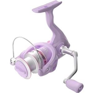 QuivyLivy Mulinello da pesca interamente in metallo progettato per colata di precisione con rocchetto vuoto, adatto per piccole esche da utilizzare in ambienti d'acqua salata e d'acqua dolce (2500)