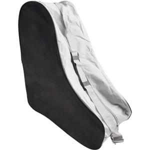 snowchecking Borsa per pattini a rotelle e pattini in linea, con interno strutturato e due opzioni di trasporto per una comoda mobilità, colore: nero