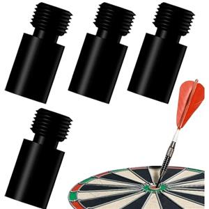 Generic Set di 4 per accordatura freccette in , 2BA, filettati, neri, regolabili, di precisione, set per il controllo del peso delle freccette, per esercitazioni di club, dilettanti
