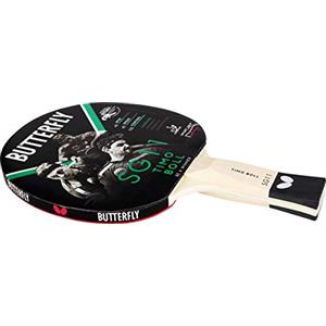 Butterfly SG11 - Racchetta da ping pong, colore: Nero e Rosso