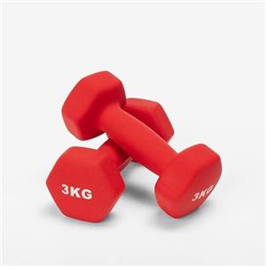 Produce Shop Coppia 2 x 3kg manubri pesetti Palestra e Fitness in Vinile Megara