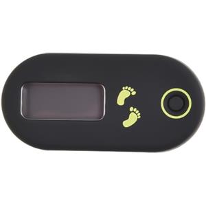 Vasiumic Pedometro elettronico 3D per camminata, corsa, escursionismo, mini contatore digitale con sensore 3D, display LCD, attività accurata per adattarsi