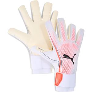 PUMA Guanti da portiere ULTRA ULTIMATE Hybrid 7 White Glowing Red Black